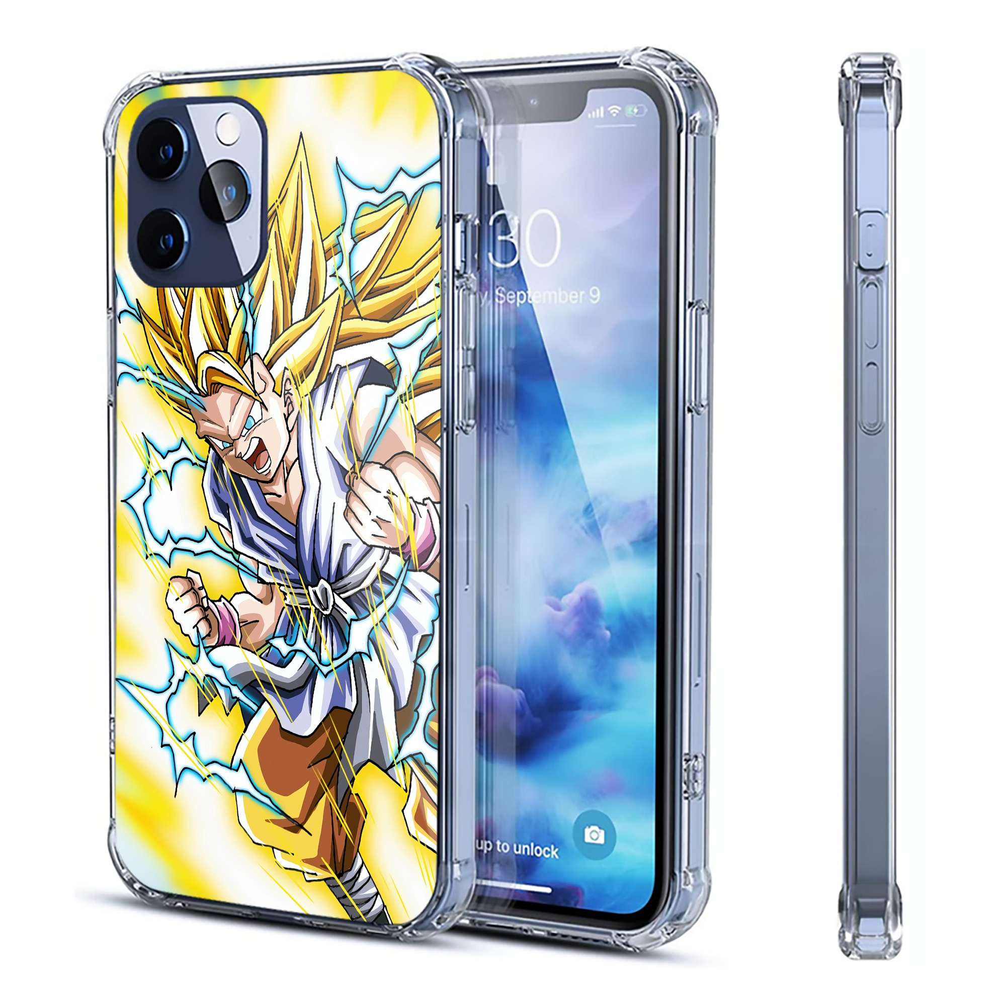 （画像用） ドラゴンボール DRAGON BALL 【iPhone 12シリーズ対応】透明スマホケース（クリアソフトケース）